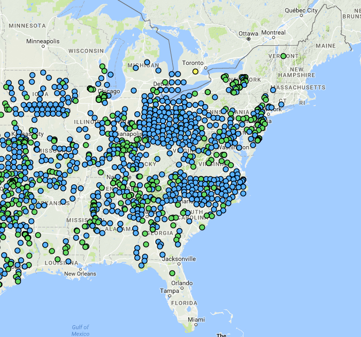 The new Vermont record of Double-striped Bluet is the farthest record to the Northeast. 