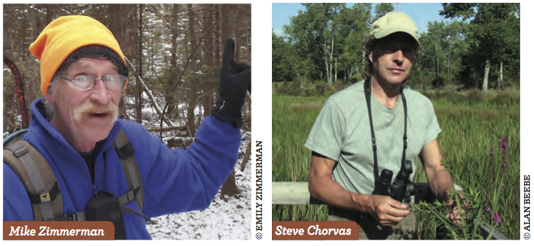 Mike Zimmerman and Steve Chorvas are the 2016 Julie Nicholson Citizen Scientists of the Year.