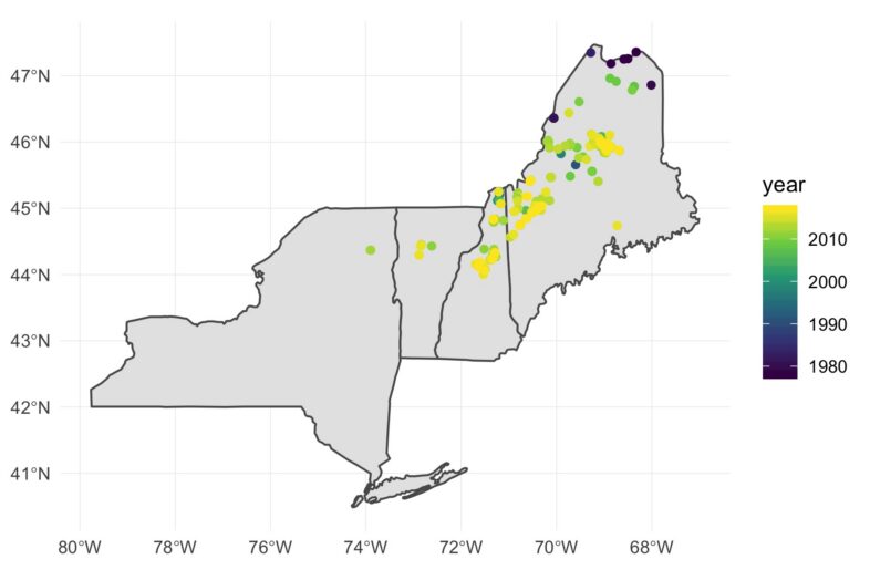 Fox Sparrow breeding range has expanded south.