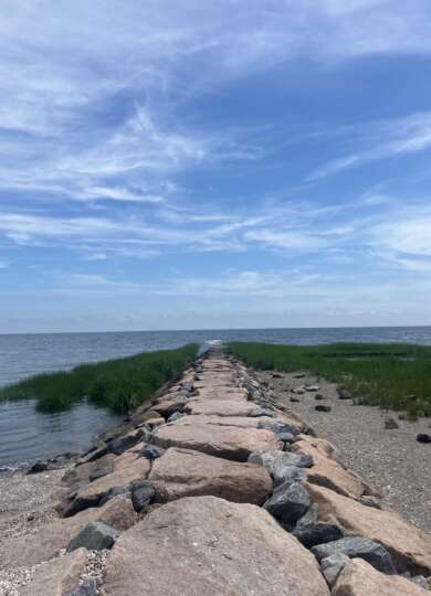 Beach near Smith Richardson Preserve 