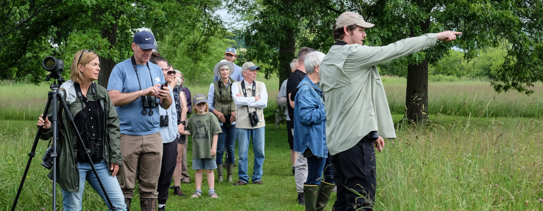 Grassland bird field trip with Kevin Tolan © Alden-Wicker