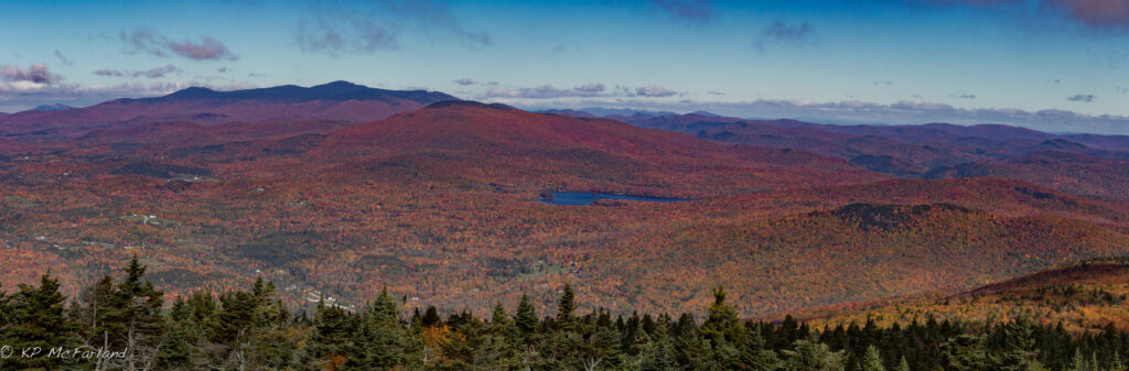 Vermont landscape in autumn